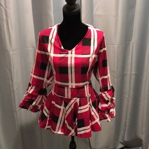 Plaid top